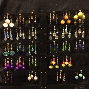 Drink charms and matching earrings